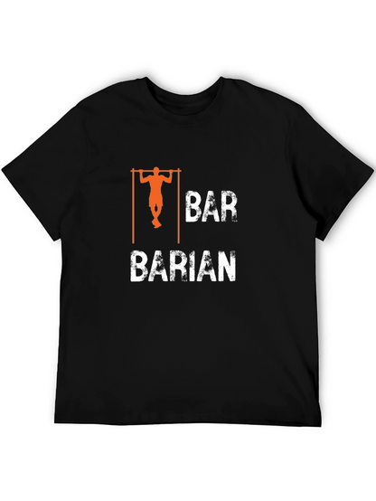 Bar Barian Black T-Shirt - Pull-Up Design