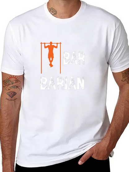 Bar Barian Black T-Shirt - Pull-Up Design