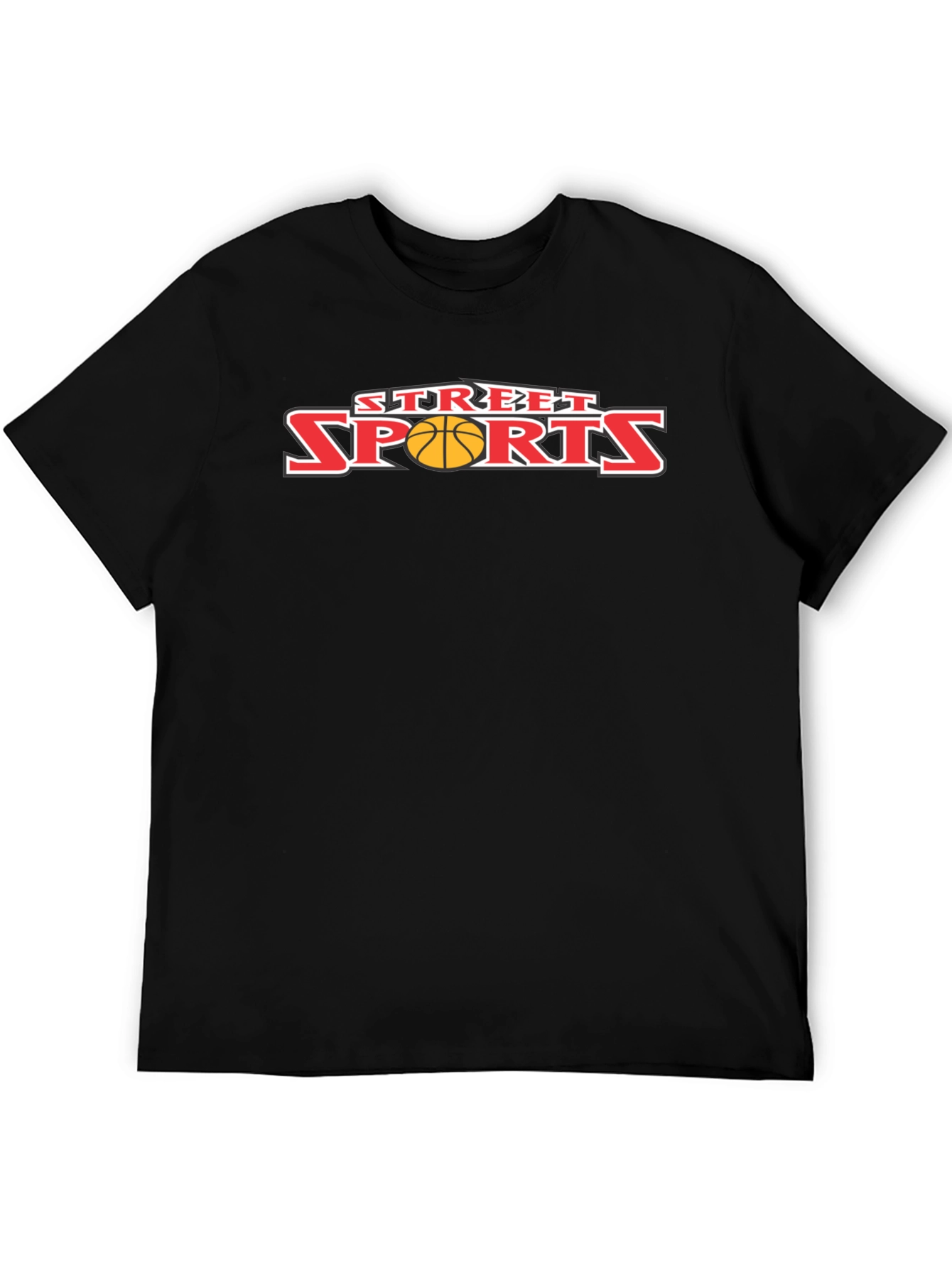 Street Sports Graphic T-Shirt - Classic Black