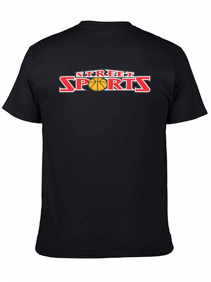 Street Sports Graphic T-Shirt - Classic Black