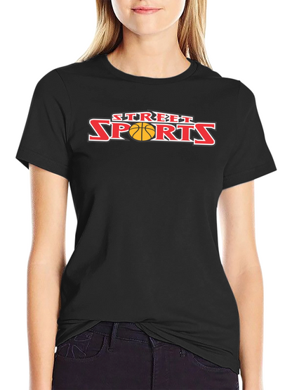 Street Sports Graphic T-Shirt - Classic Black