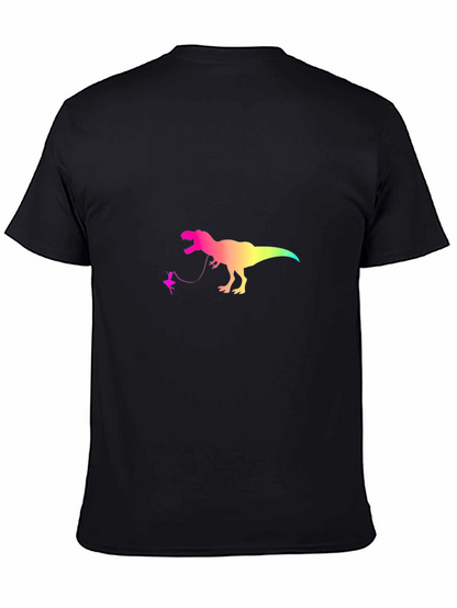 Dino T-Rex Black Graphic Tee