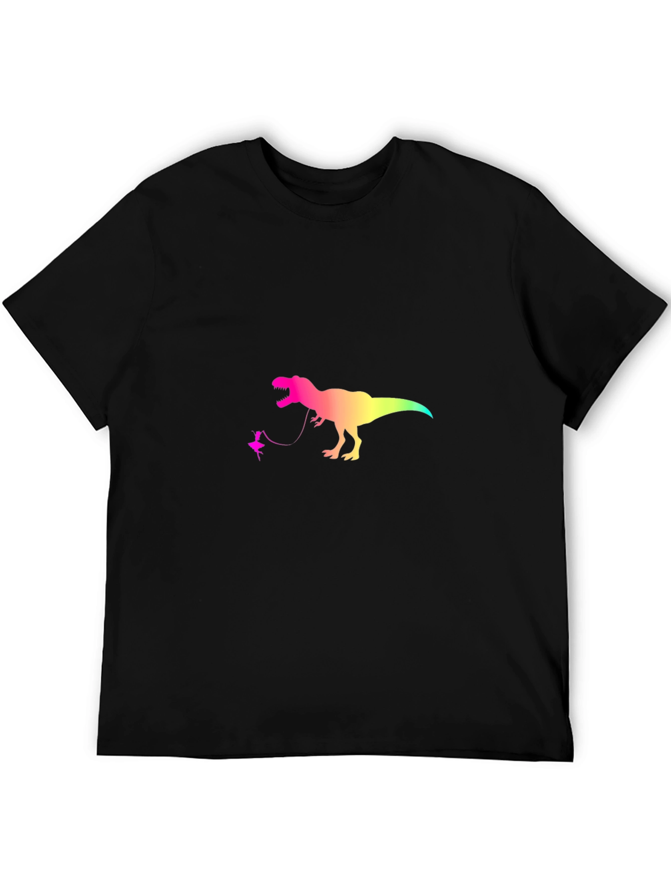 Dino T-Rex Black Graphic Tee
