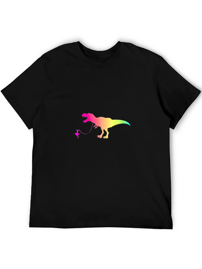 Dino T-Rex Black Graphic Tee