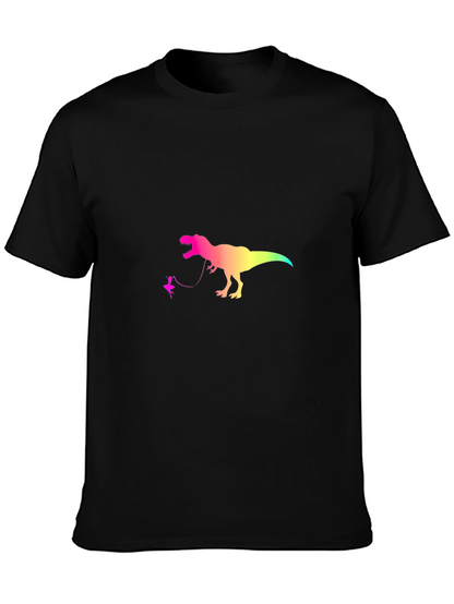 Dino T-Rex Black Graphic Tee