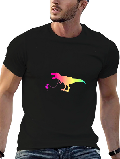Dino T-Rex Black Graphic Tee