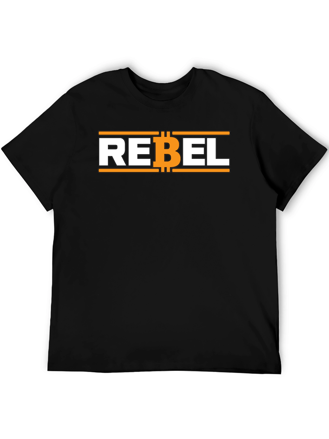 Rebel Bitcoin Graphic Tee - Crypto T-Shirt