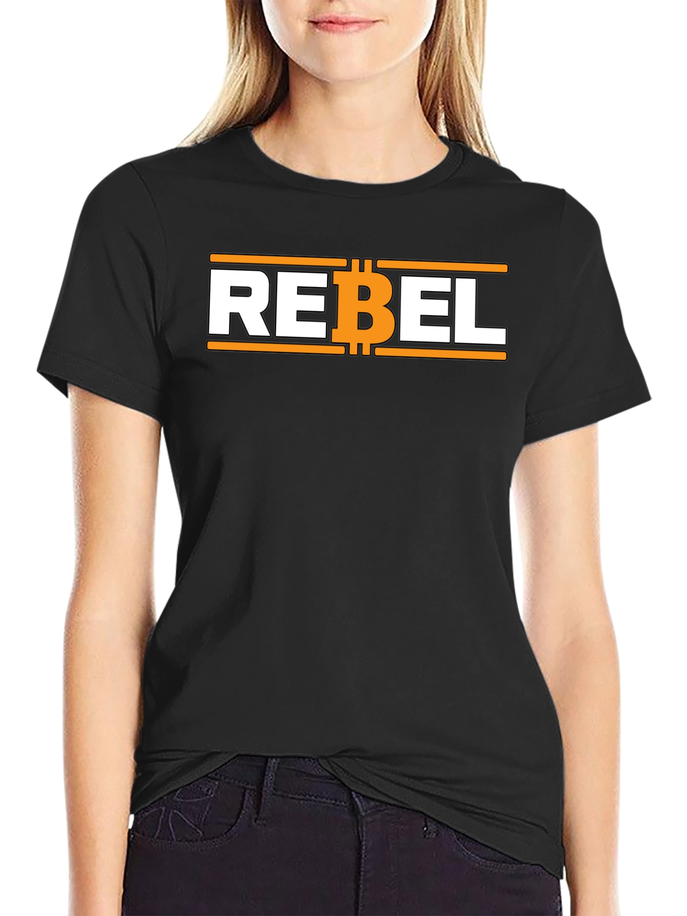 Rebel Bitcoin Graphic Tee - Crypto T-Shirt