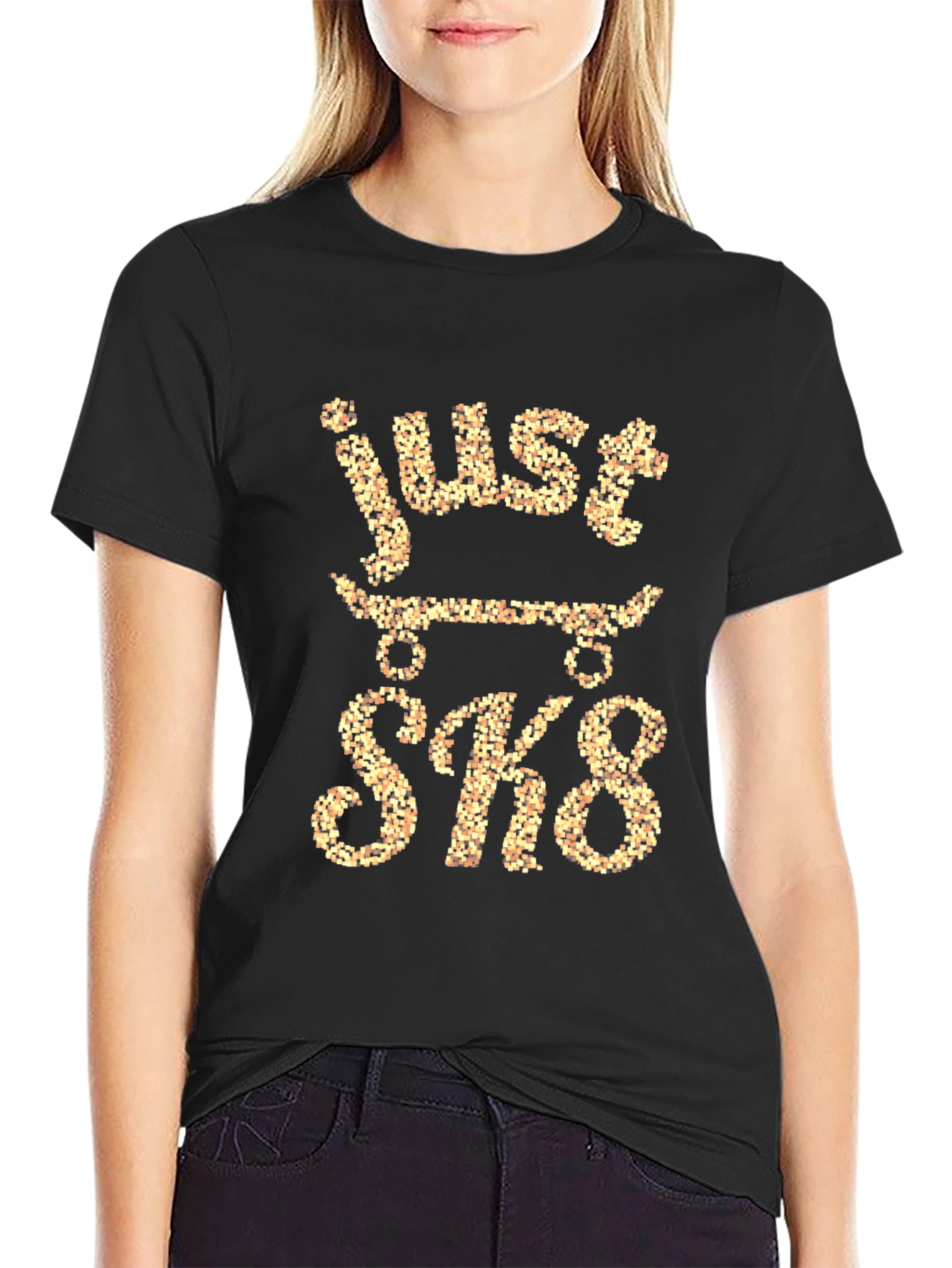 Just SK8 Black T-Shirt