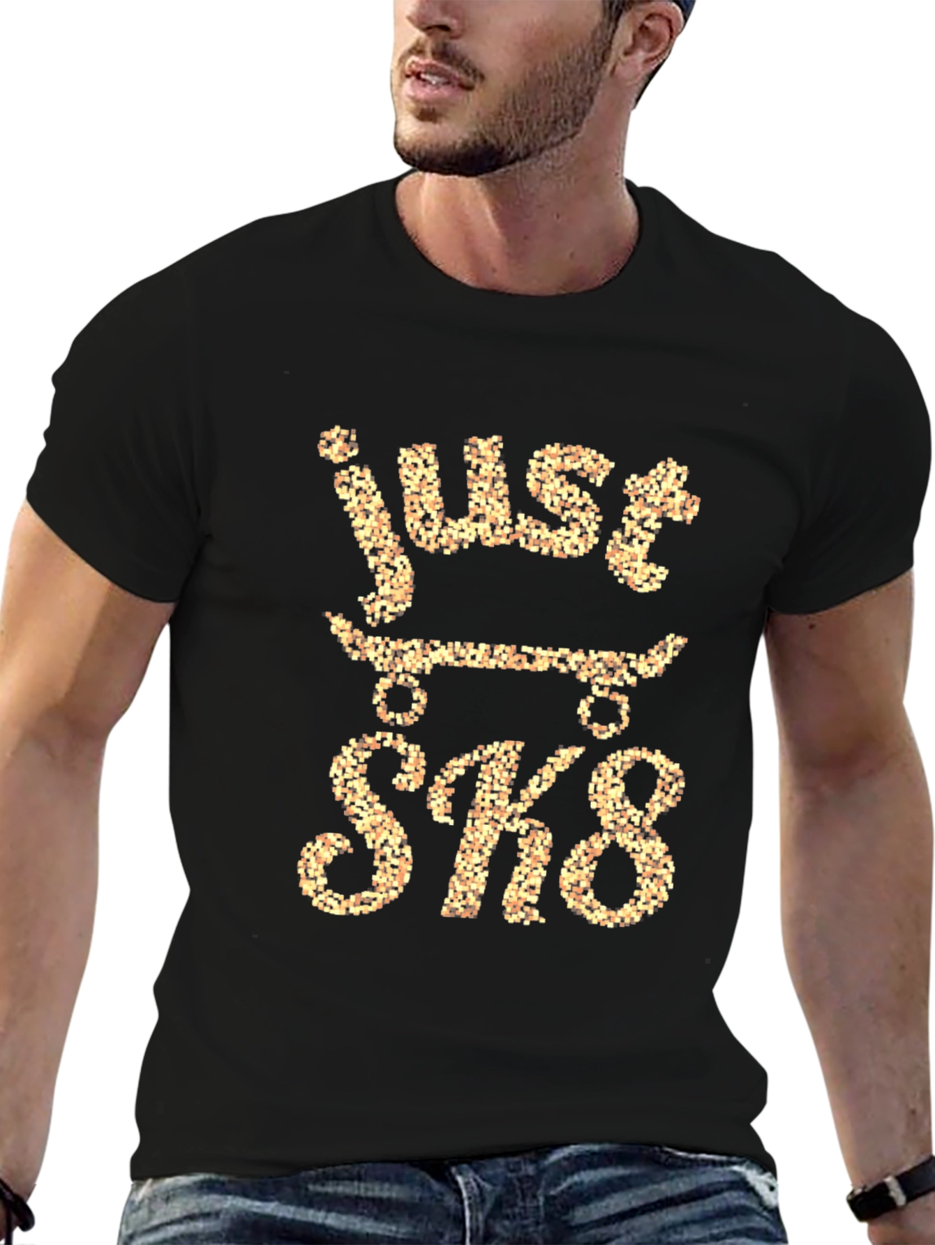 Just SK8 Black T-Shirt