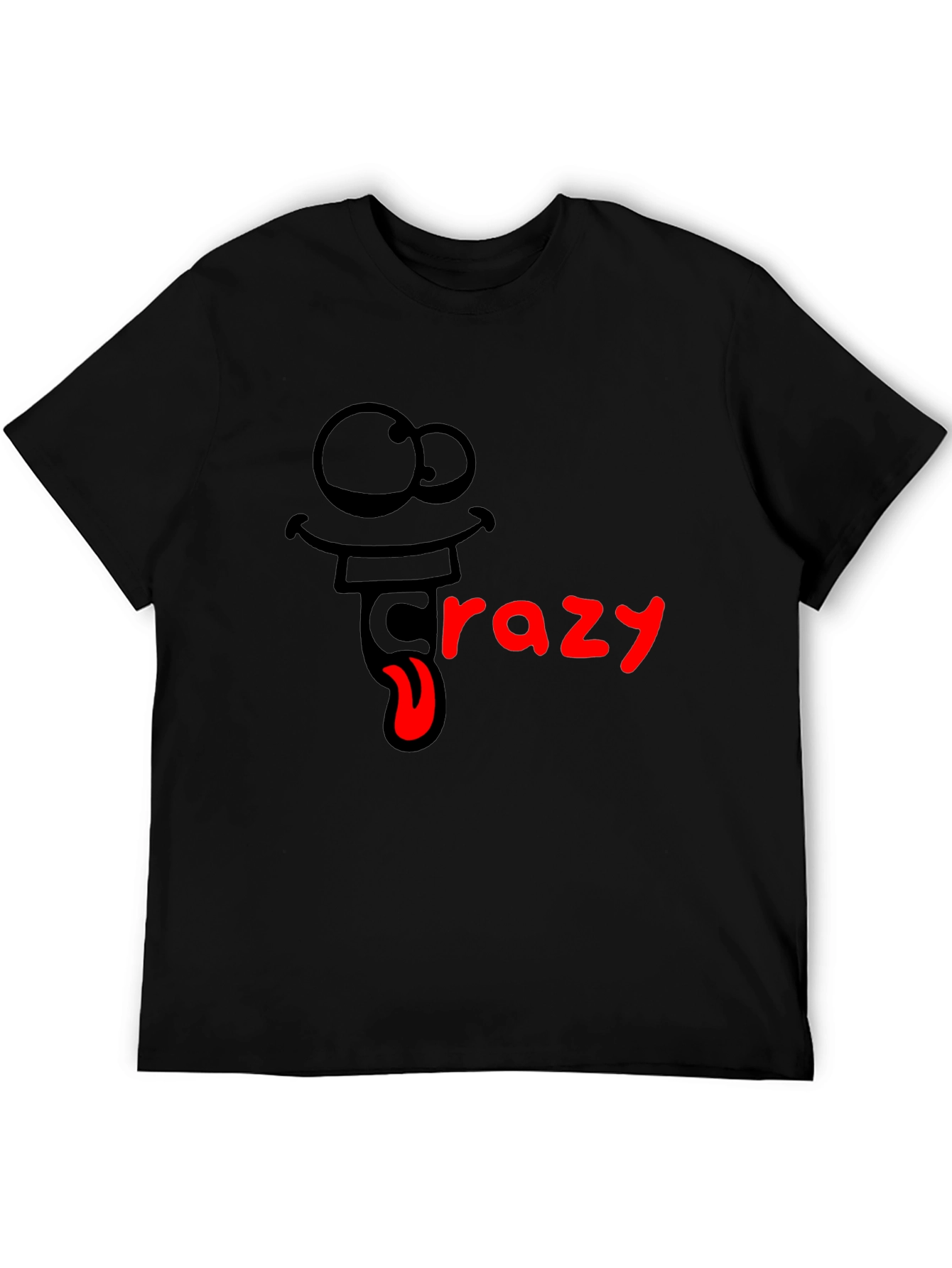Crazy Cartoon Graphic T-Shirt