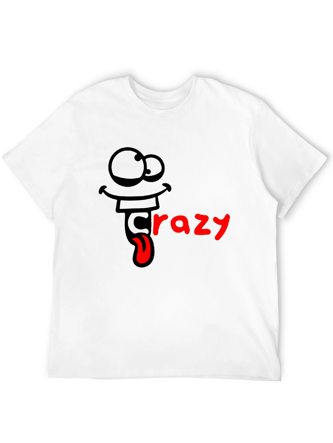 Crazy Cartoon Graphic T-Shirt