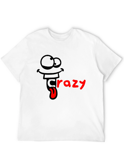 Crazy Cartoon Graphic T-Shirt