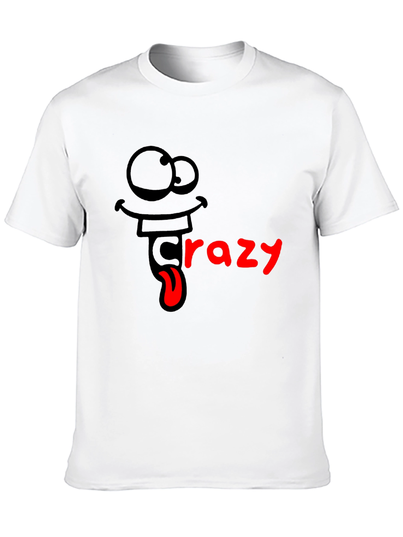 Crazy Cartoon Graphic T-Shirt