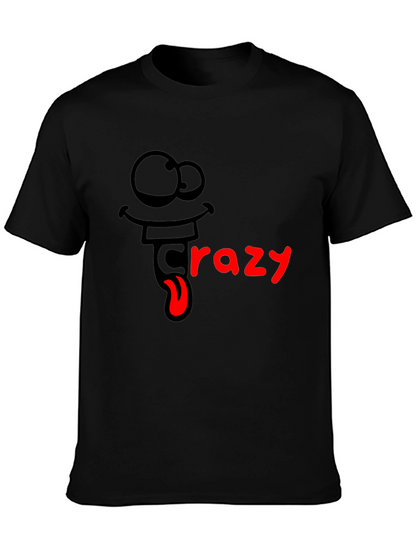 Crazy Cartoon Graphic T-Shirt