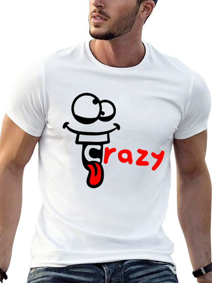 Crazy Cartoon Graphic T-Shirt