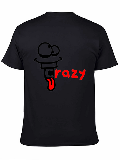 Crazy Cartoon Graphic T-Shirt