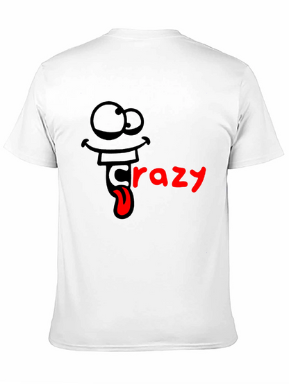 Crazy Cartoon Graphic T-Shirt