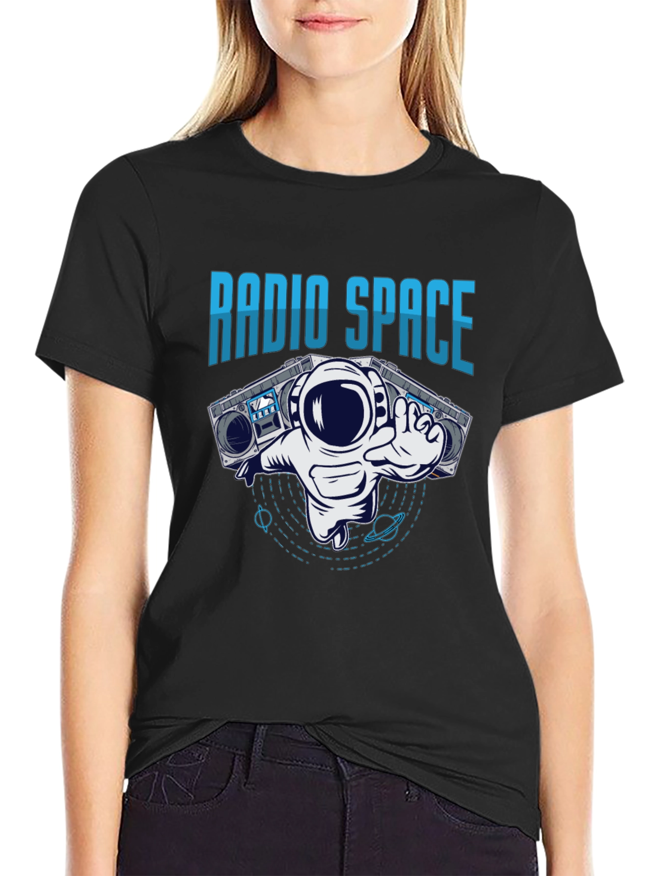 Radio Space Graphic T-Shirt