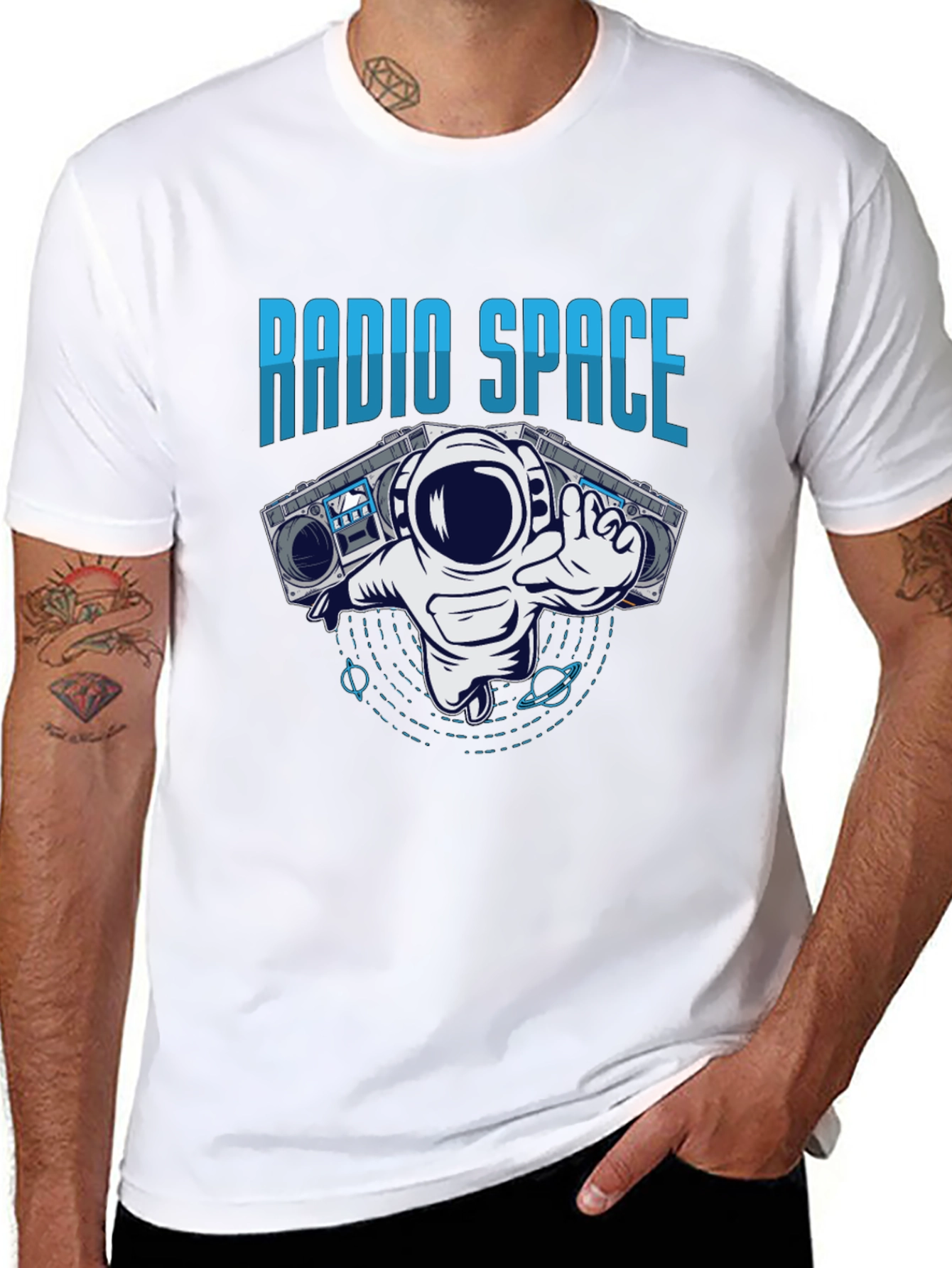 Radio Space Graphic T-Shirt