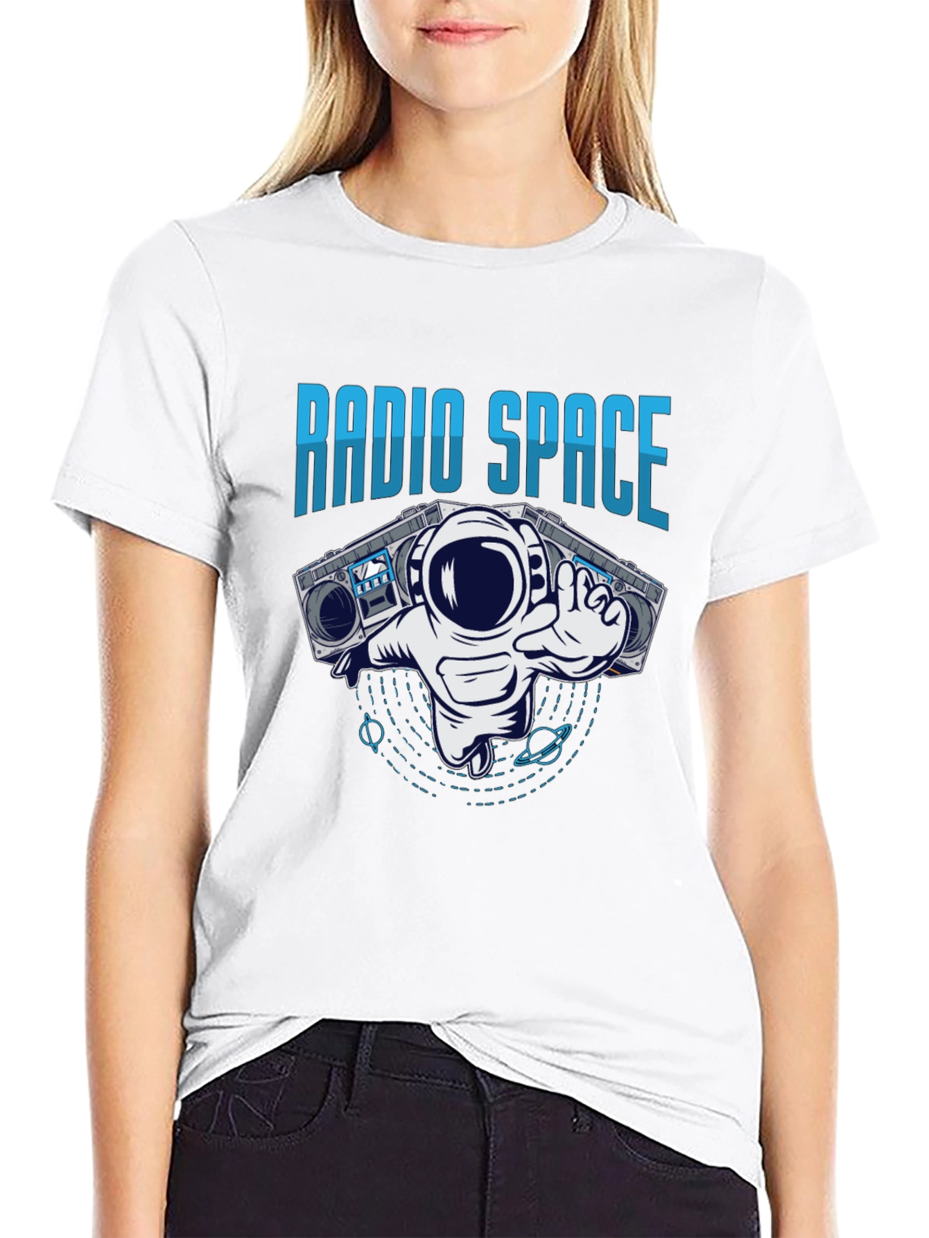 Radio Space Graphic T-Shirt