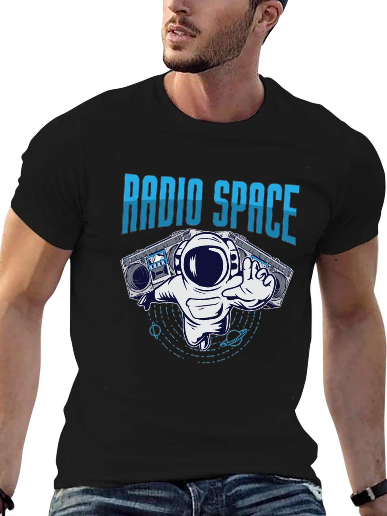 Radio Space Graphic T-Shirt