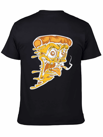 Pizza Graphic Tee - Crazy Pizza Slice Design