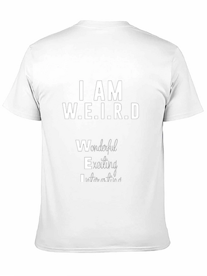 I AM W.E.I.R.D Black Graphic T-Shirt