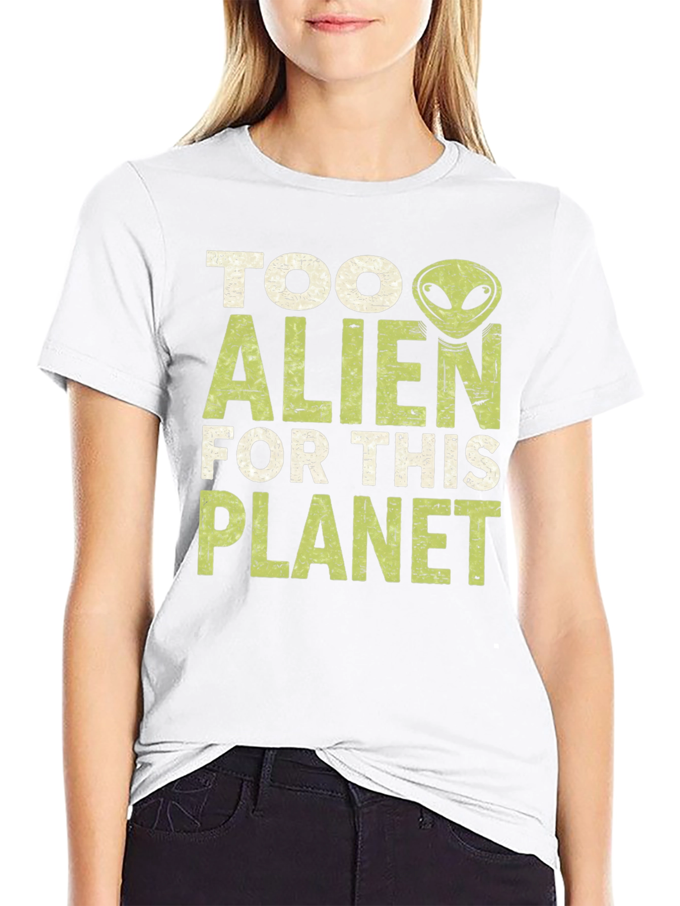 Too Alien for This Planet Graphic T-Shirt
