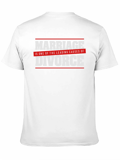 Funny Marriage Divorce Graphic T-Shirt