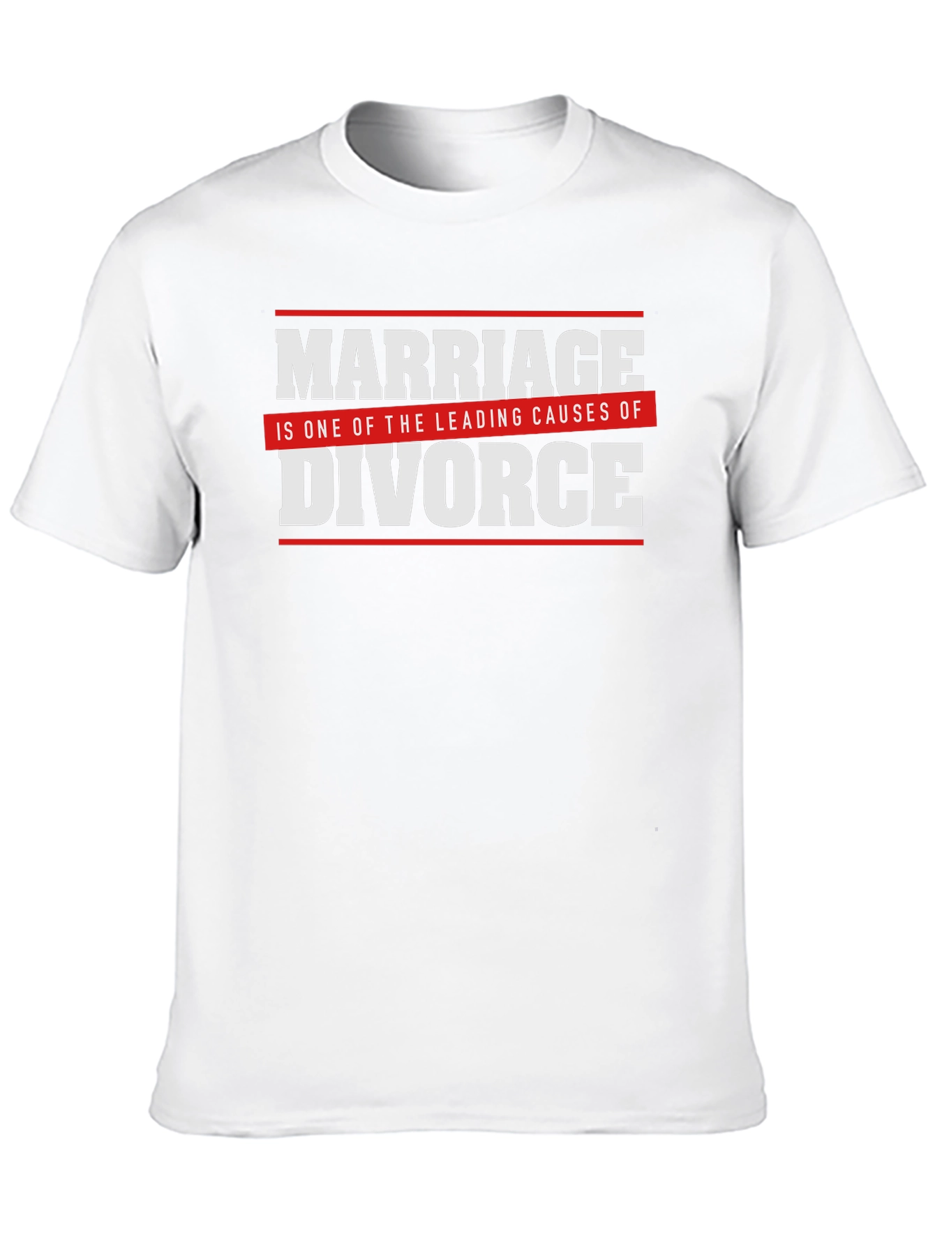 Funny Marriage Divorce Graphic T-Shirt