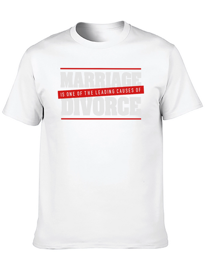 Funny Marriage Divorce Graphic T-Shirt