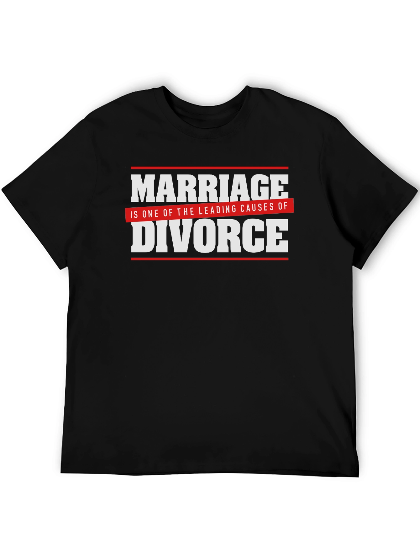 Funny Marriage Divorce Graphic T-Shirt