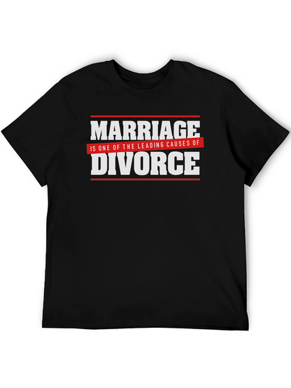 Funny Marriage Divorce Graphic T-Shirt
