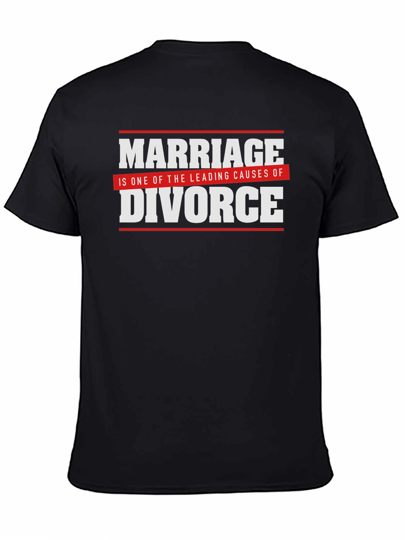 Funny Marriage Divorce Graphic T-Shirt