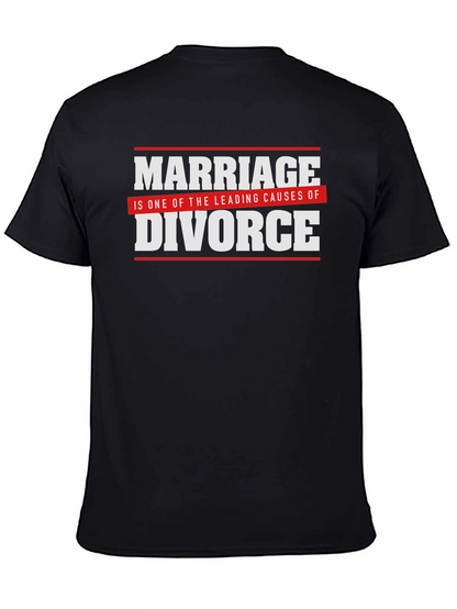 Funny Marriage Divorce Graphic T-Shirt
