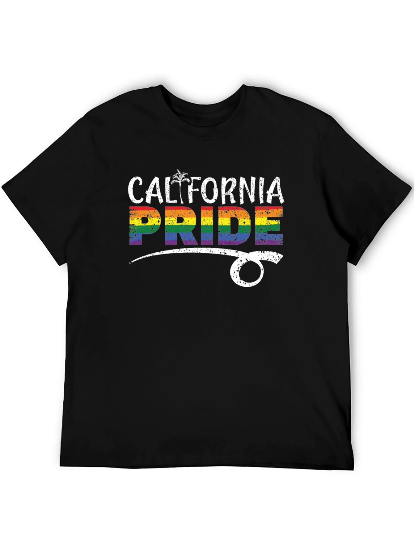 California Pride Rainbow T-Shirt