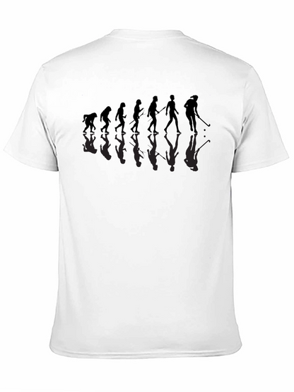 Golf Evolution Graphic T-Shirt - Funny Golfer Tee