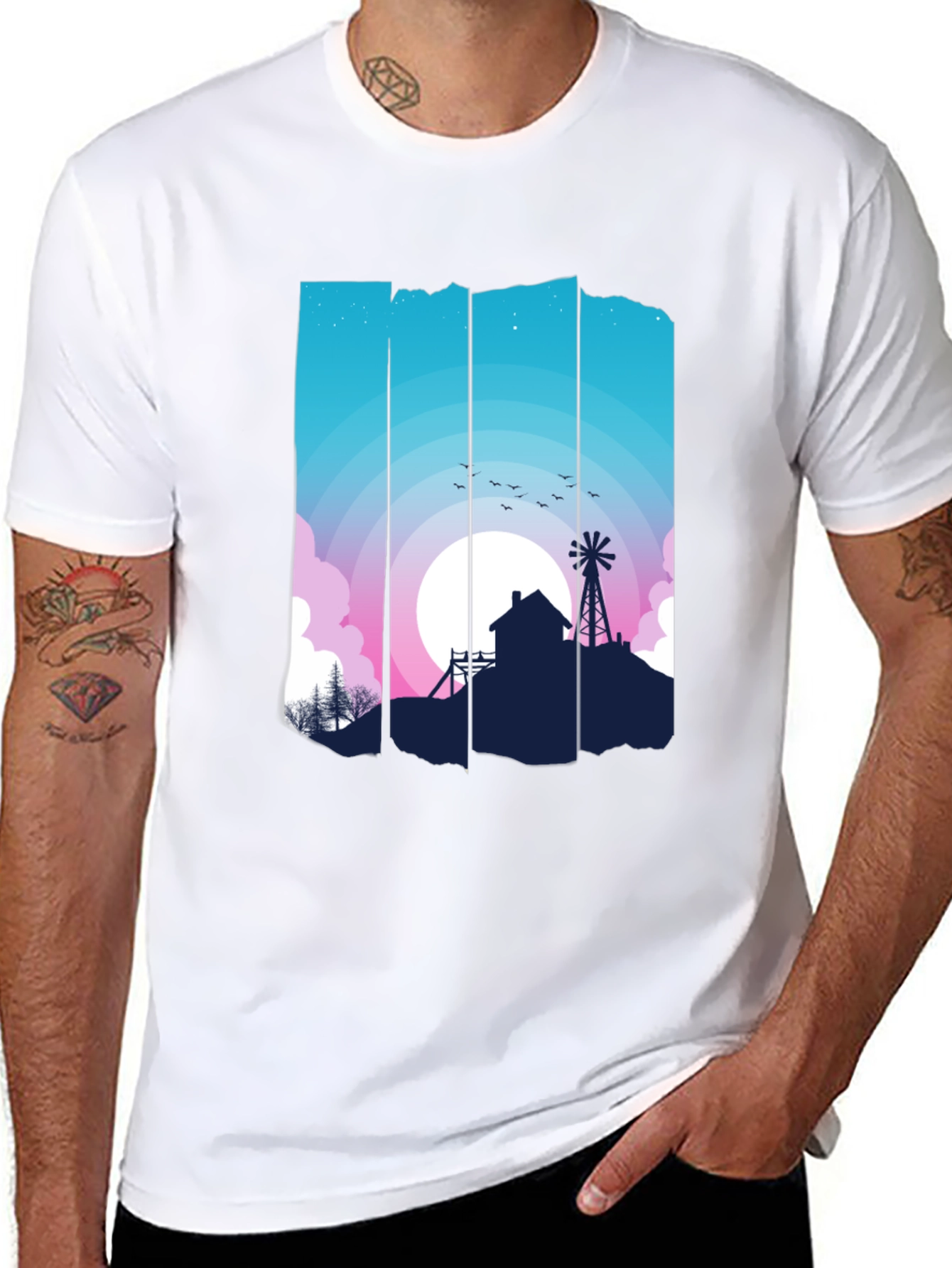 Nature Silhouette Graphic Tee