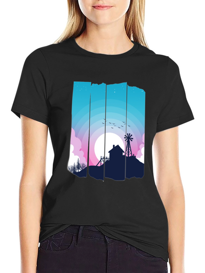 Nature Silhouette Graphic Tee
