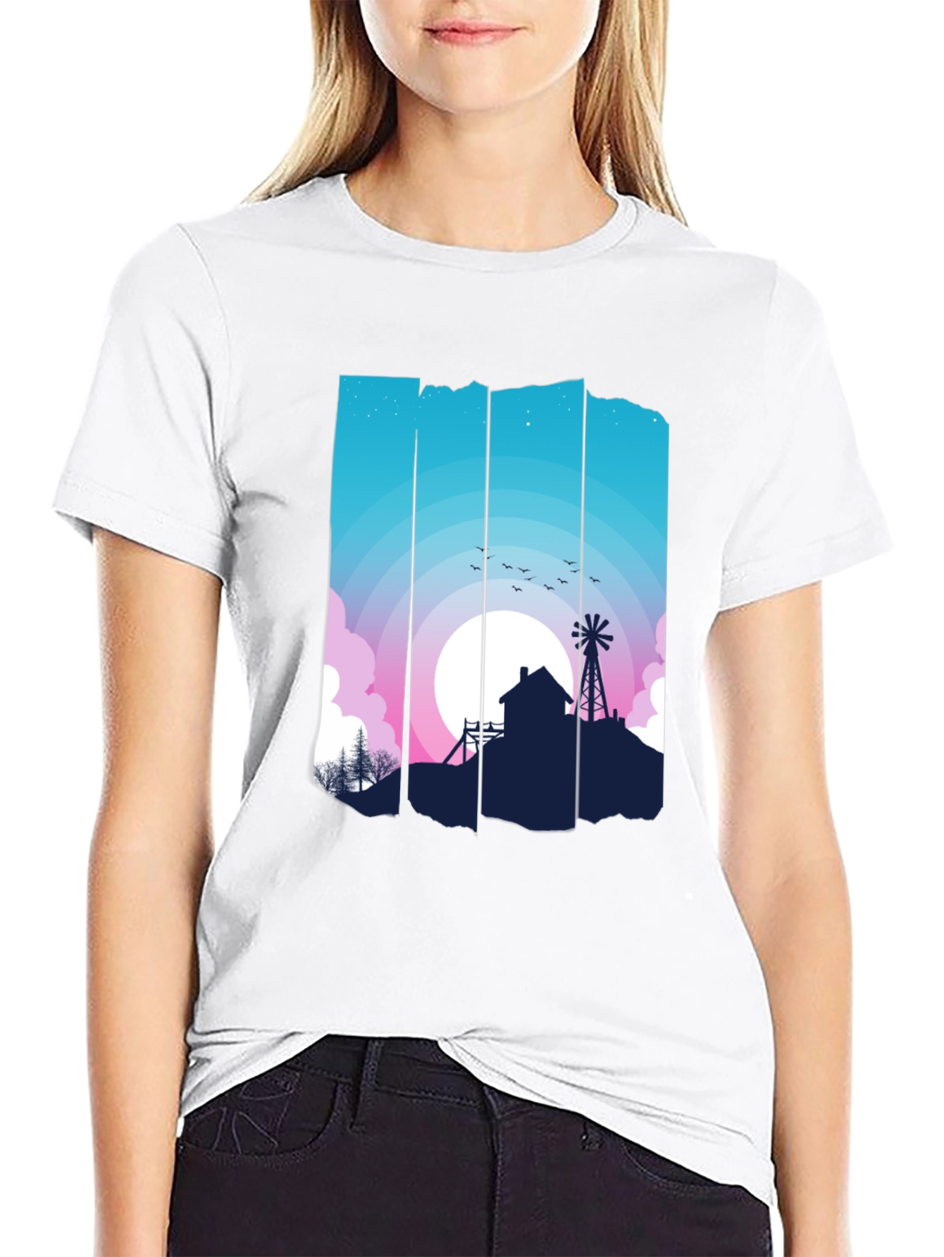 Nature Silhouette Graphic Tee