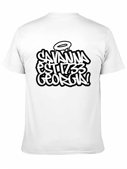 Savannah Georgia Est 1733 Black T-Shirt