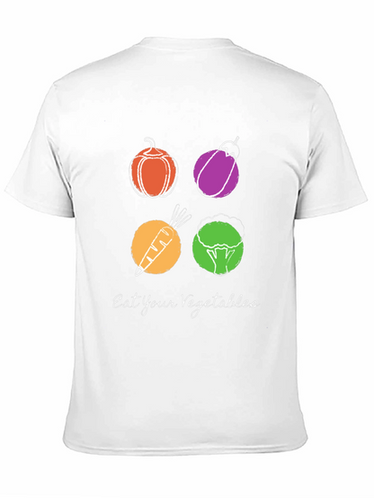 Eat Your Vegetables Graphic Tee - Trendy Vegan Shirt