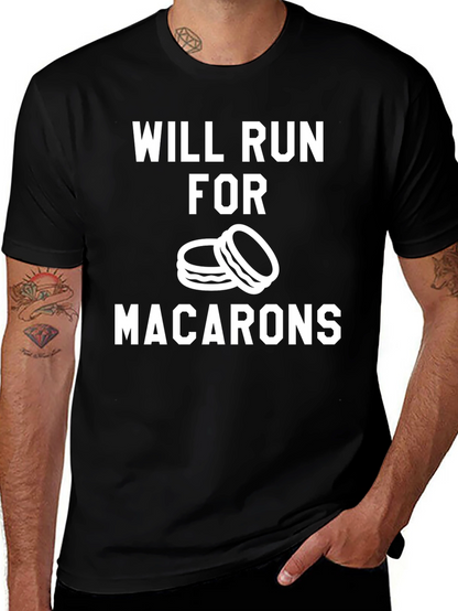 Will Run for Macarons Funny T-Shirt
