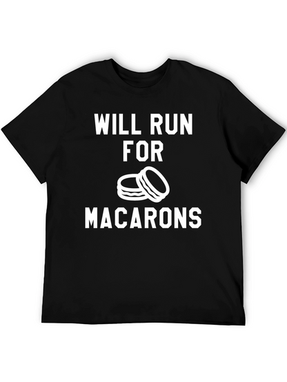 Will Run for Macarons Funny T-Shirt