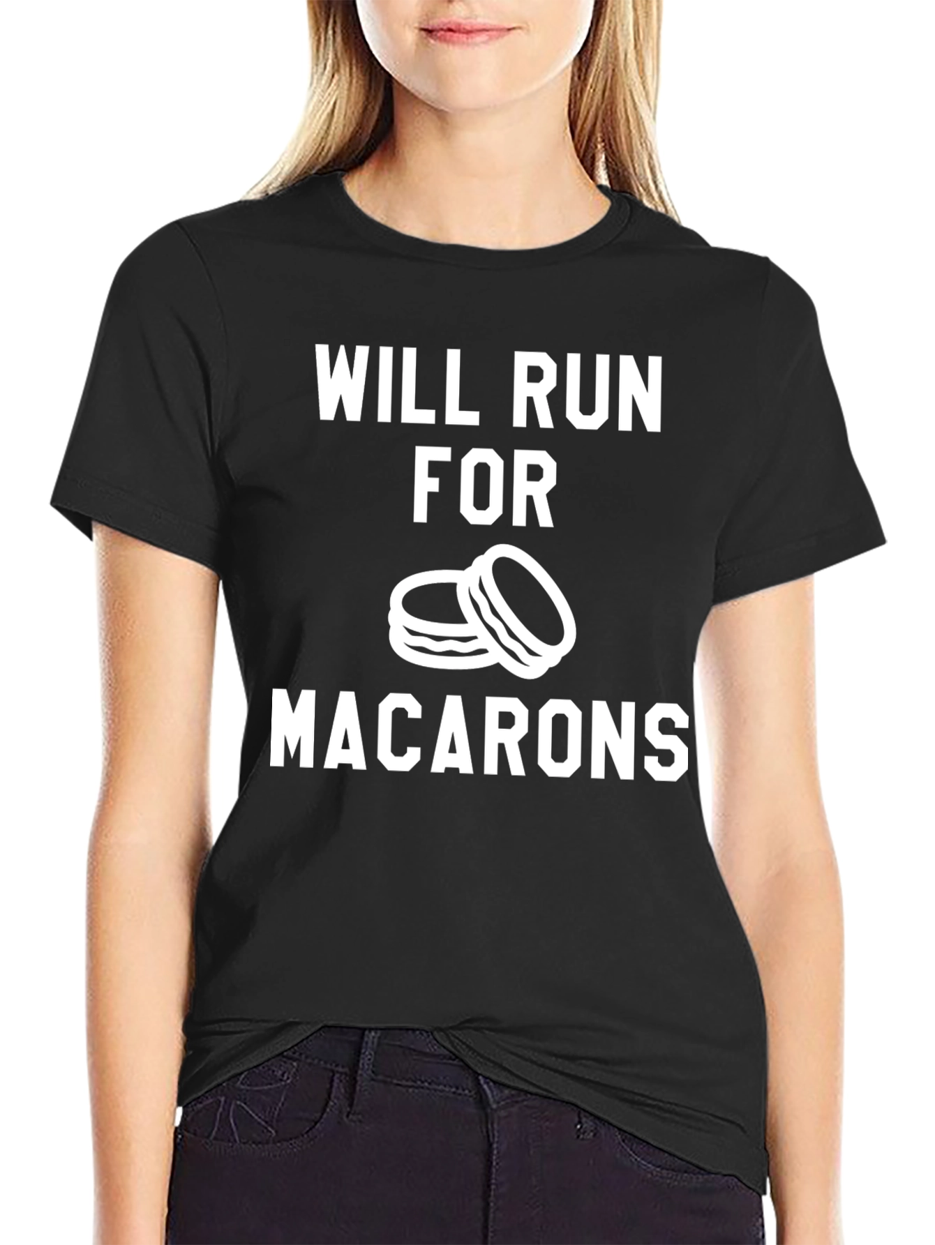 Will Run for Macarons Funny T-Shirt