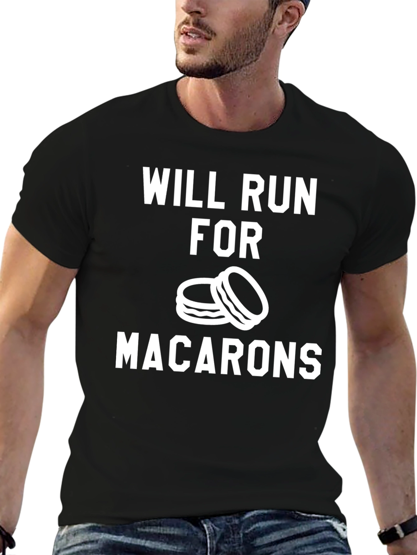 Will Run for Macarons Funny T-Shirt