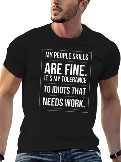 Funny Tolerance Graphic T-Shirt