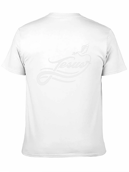 Jesus Dove Graphic Tee - Black Christian T-Shirt