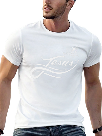 Jesus Dove Graphic Tee - Black Christian T-Shirt